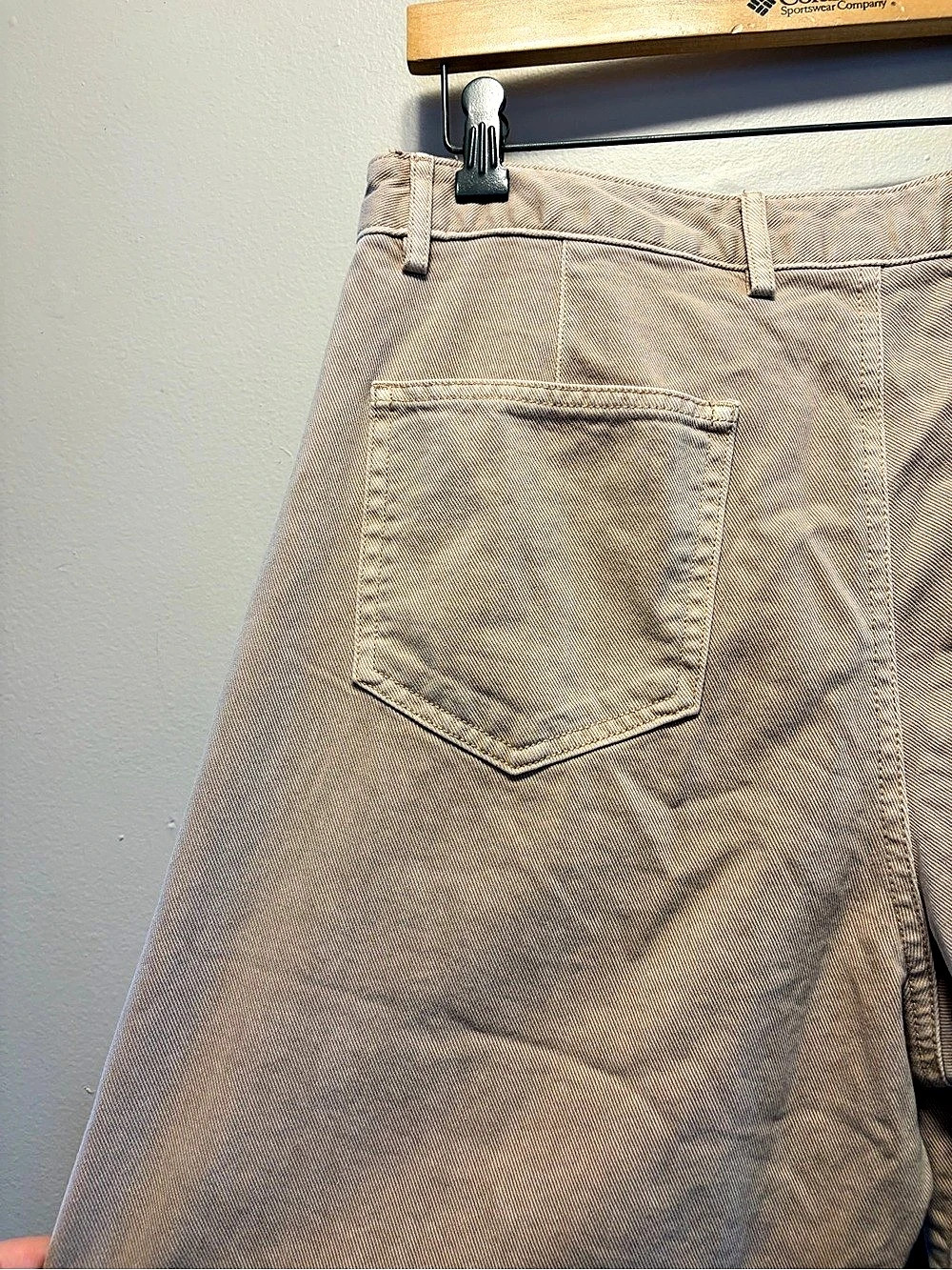 GAP Barrel Leg Cotton Pants Brown Size 10 Petite NWT - Picture 5 of 6